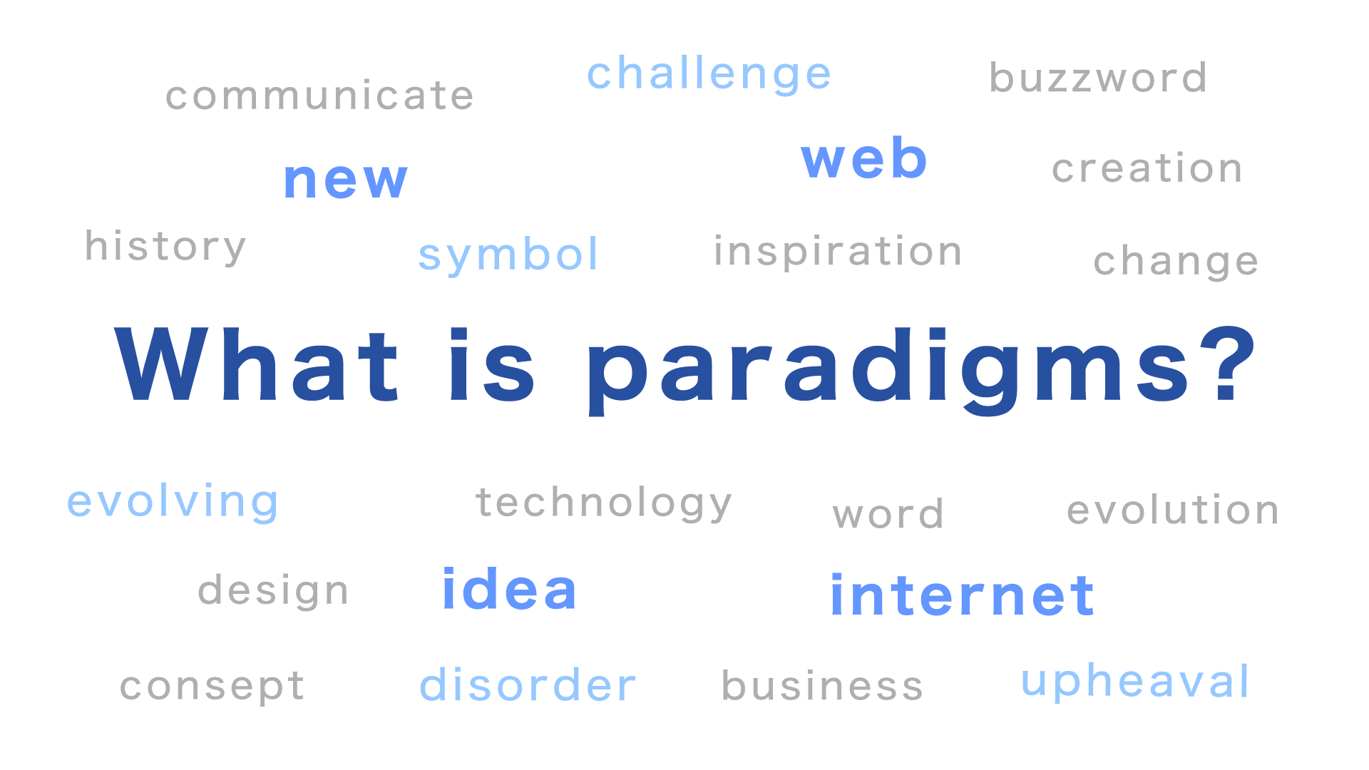 what is paradigms